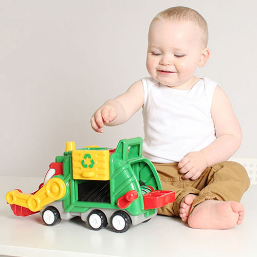WoW Toys Fred Recycling Garbage Truck Truck for 1.5++ Years W01018