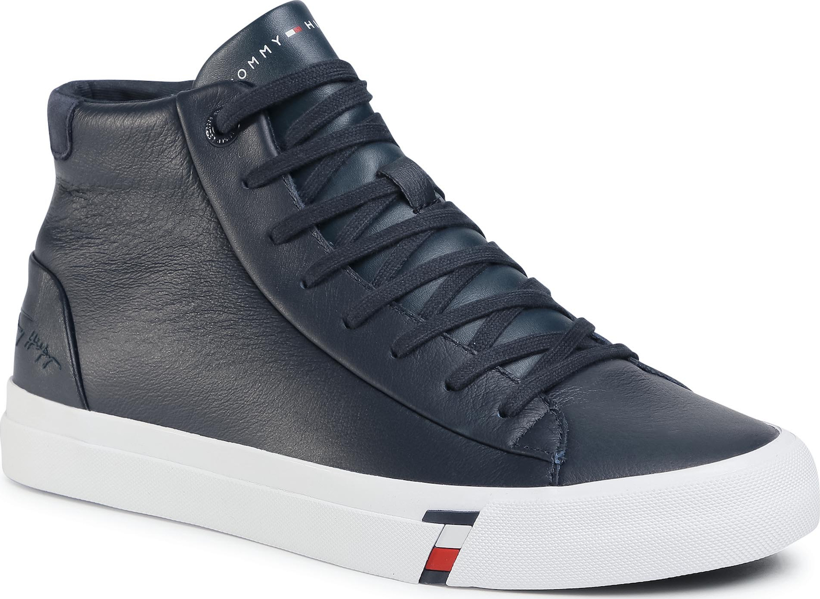 Tommy Hilfiger Corporate Leather Sneaker High FM0FM02984-DW5 - Skroutz.gr