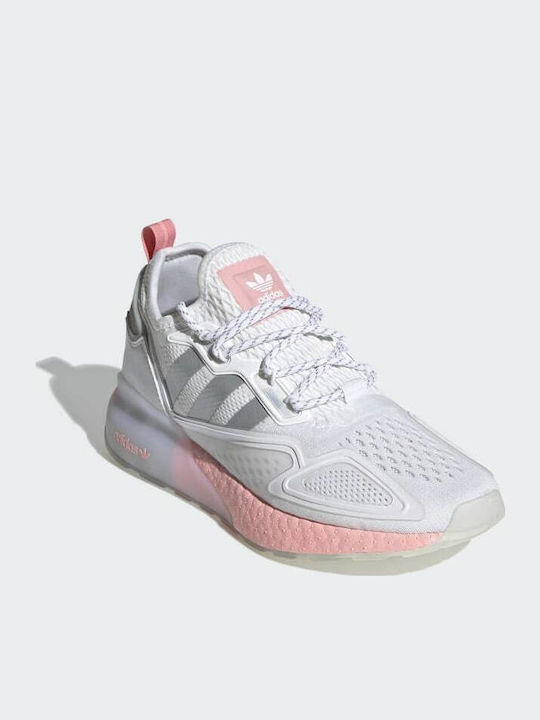 adidas ZX 2K Boost Adidași Pentru Femei Alb Cenușiu Transparent