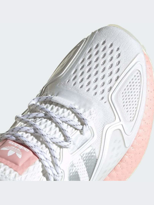 adidas ZX 2K Boost Adidași Pentru Femei Alb Cenușiu Transparent