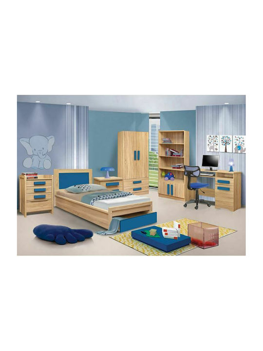 Kids Chest of Drawers Playroom with 4 Drawers 63x40x80cm