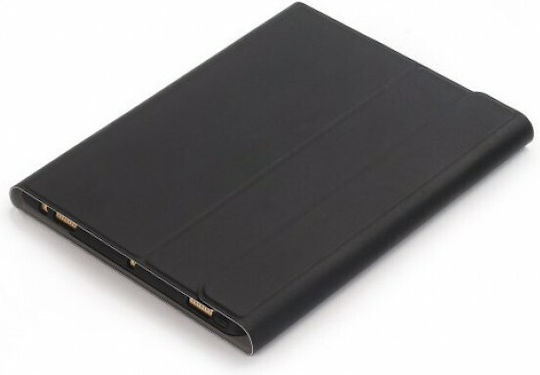 Flip Cover με Πληκτρολόγιο στα Αγγλικά US Μαύρη (iPad 2019/2020/2021 10.2'')