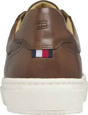 Trainers TOMMY HILFIGER - Premium Leather Cupsole Cognac FM0FM03087 Natural  Cognac GTU - Sneakers - Low shoes - Men's shoes | efootwear.eu