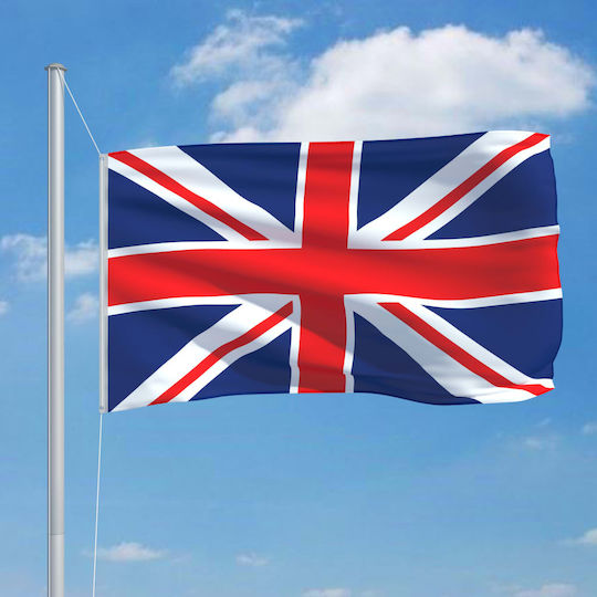 Flag of the United Kingdom Polyester with a stake 150x90cm