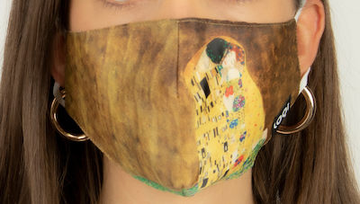 Loqi Face Mask Artist Gustav Klimt The Kiss 1τμχ