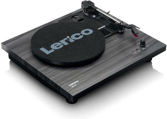 Lenco LS-10 LEN-LS10BLA Πικάπ με Belt Drive, Προενίσχυση και Ενσωματωμένα Ηχεία Μαύρο