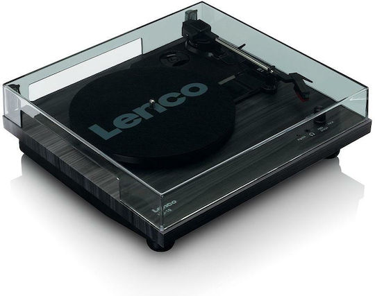 Lenco LS-10 LEN-LS10BLA Πικάπ με Belt Drive, Προενίσχυση και Ενσωματωμένα Ηχεία Μαύρο