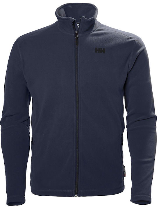 Daybreaker Fleece Men's Fleece Cardigan with Zipper Navy Blue