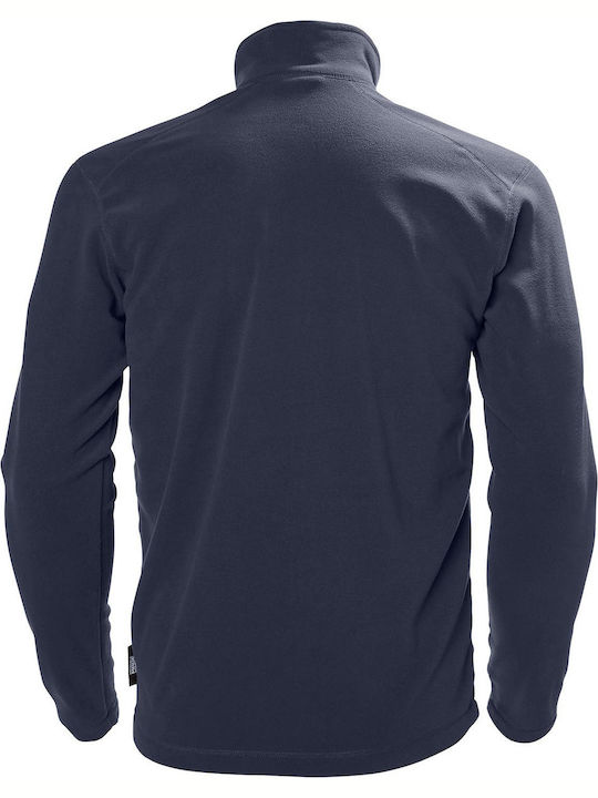 Daybreaker Fleece Men's Fleece Cardigan with Zipper Navy Blue