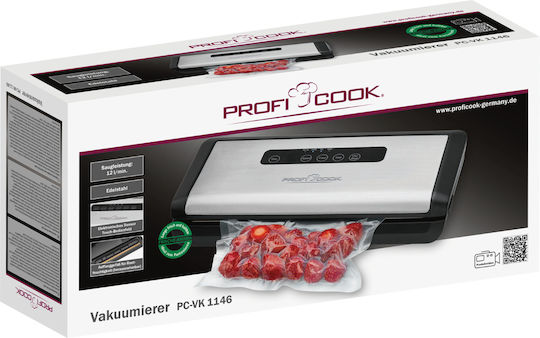 Profi Cook External Vacuum Sealer with Maximum Sealing Length 300mm Automatic PC-VK 1146