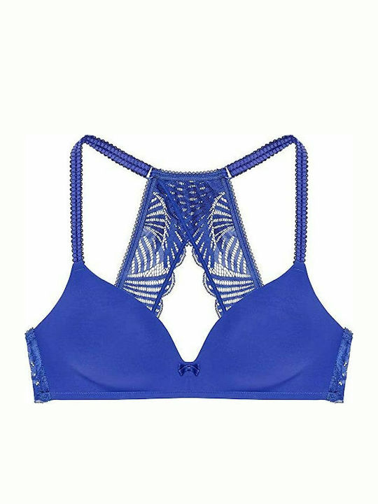 Variance Women's Bra Bustier Blue Seamless Bra with Special Back 21834-027