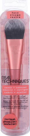 Real Techniques Synthetic Make Up Brush for Concealer Cover & Conceal 2 In 1