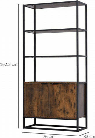 Bibliotecă Maro 76x33x162.5cm