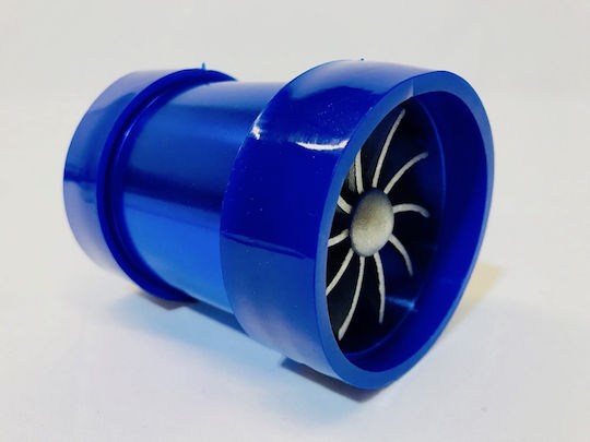 Carner F1-Z Car Fuel Saver Στροβιλιστής Αέρα Διπλός Super Spiral Turbo Fan Sound