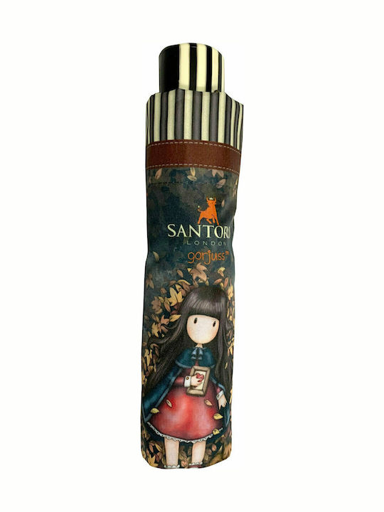 Santoro London Gorjuss Autumn Leaves Σπαστή Αυτόματη Μαύρη