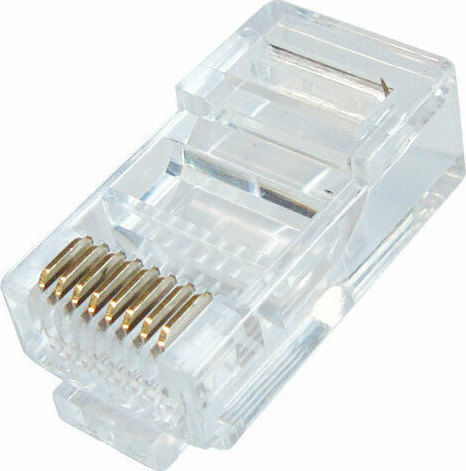 Central Щепсел RJ-45 мъжки Cat5e Прозрачен (01-60-467E)