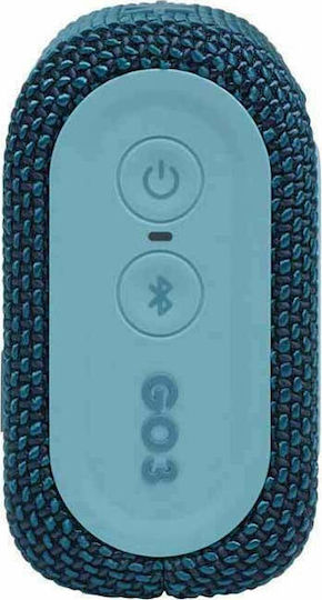 JBL Go 3 Waterproof Bluetooth Speaker 4.2W with Battery Life up to 5 hours Blue