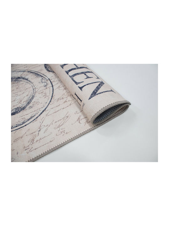 Beauty Home Kitchen Mat Runner Waterproof Beige 60x160cm