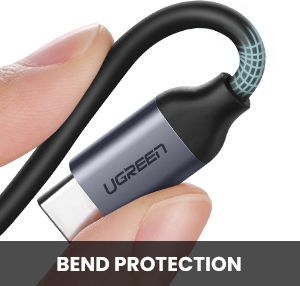 Ugreen Convertor USB-C masculin în USB-C 2x femelă Gri 1buc 60165