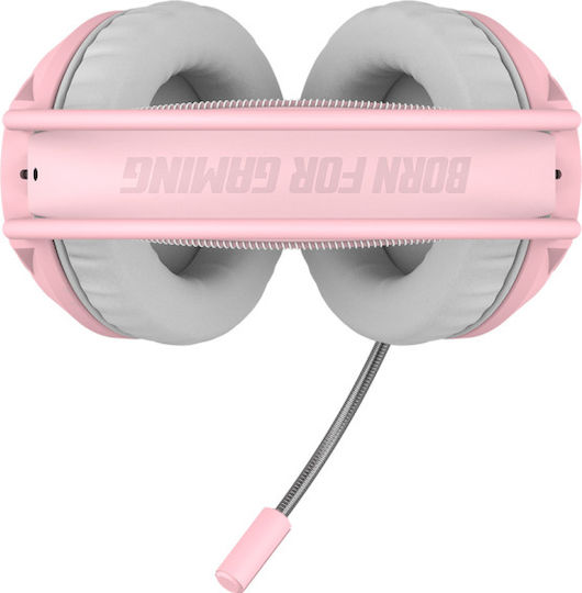 Marvo HG8936 Over Ear Gaming Headset με σύνδεση 2x3.5mm / USB Ροζ