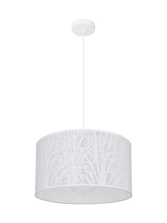 Globo Lighting Pinni Pendant Light Single-Light for Socket E27 White