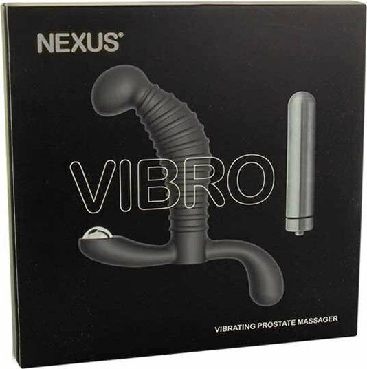 Nexus Vibro Πρωκτική Σφήνα με Δόνηση Black 13cm