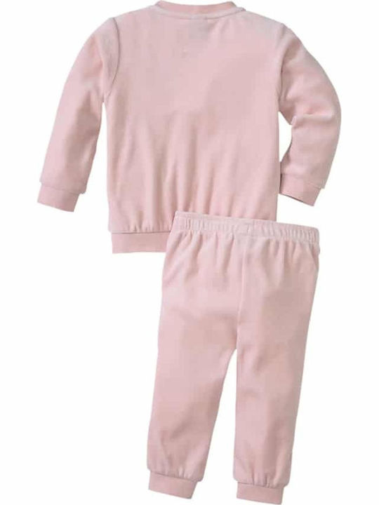 Puma Kids Sweatpants Set Pink 2pcs Minicats