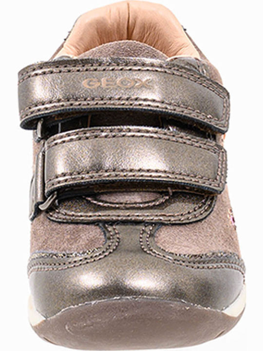 Kids Sneakers Anatomic with Hoop & Loop Closure Grey
