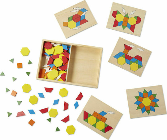 Melissa & Doug Τουβλάκια Σετ Το πρώτο μου Τάγκραμ για 3+ Ετών 120τμχ