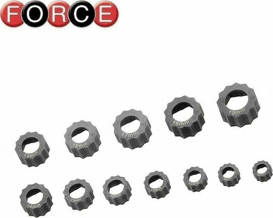 Force Removal Tool 12pcs Set of Damaged Bolt Extractors