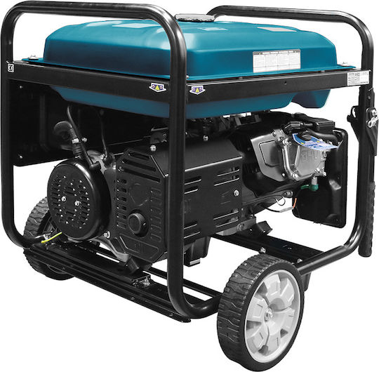 Könner & Söhnen 12-1E ATSR Generators Benzin mit Kickstart, Rädern und maximaler Leistung 12kVA