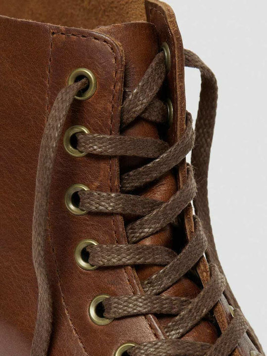 1460 Pascal Ziggy Luxor Leather Brown Boots