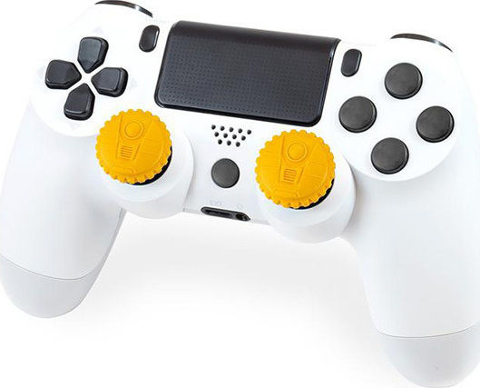 KontrolFreek Thumb Grips Χειριστηρίου για PS4 σε Κίτρινο χρώμα