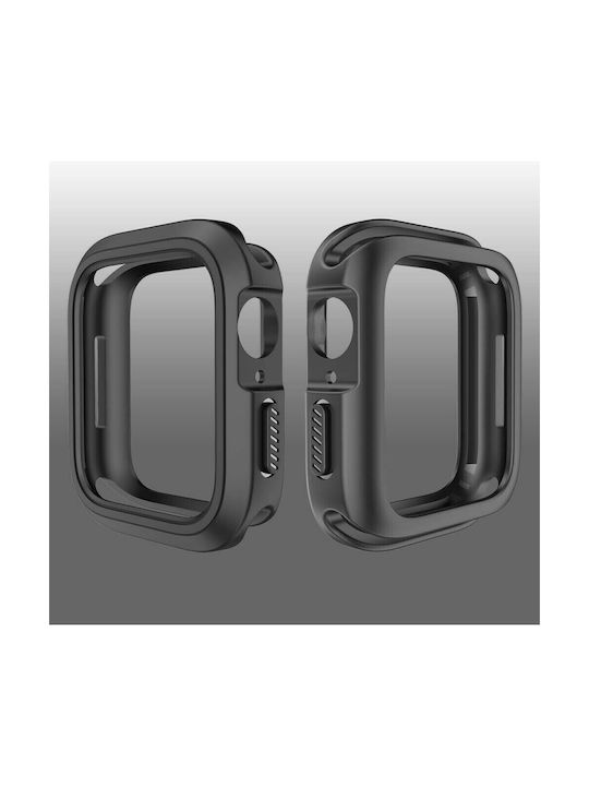 TPU Case Black (Apple Watch 42mm/44mm) Силиконов Калъф в Черен цвят за Apple Watch 42mm - Apple Watch 42 мм