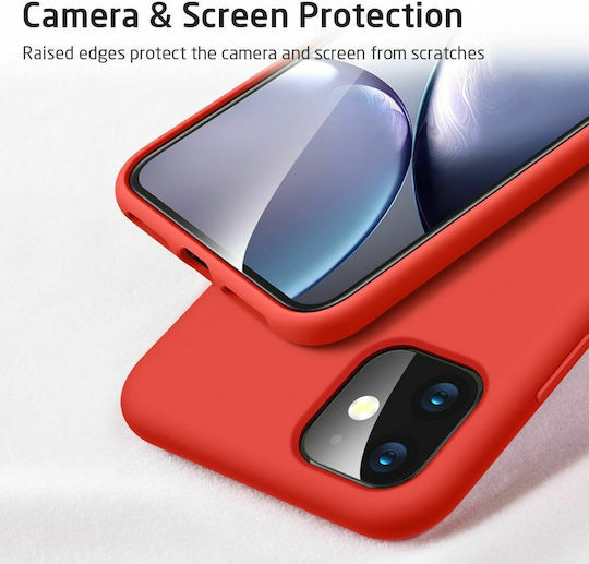 ESR Yippee Soft Back Cover Silicon Roșu (iPhone 11 Pro)