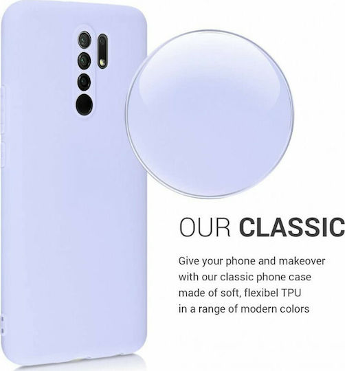 KWmobile Back Cover Σιλικόνης Μωβ (Redmi 9)