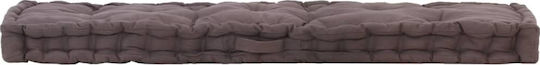 vidaXL Pernă pentru Bancă de Paletă Cărbune de lemn 120x40cm. 48675