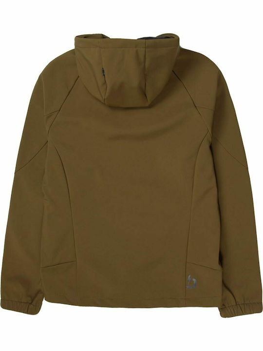 Geci Barbati Softshell Waterproof și cu Protecție Împotriva Vântului Olive