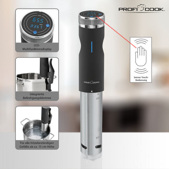 Profi Cook PC-SV 1126 Sous Vide Maschine Offener Typ 0.8kW 14x12x46cm