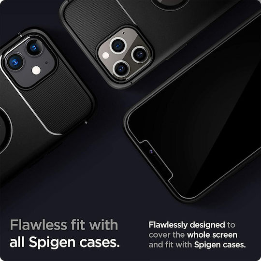 Spigen EZ Fit GLAS.tR Slim 2.5D Tempered Glass 2pcs (iPhone 12 / 12 Pro)