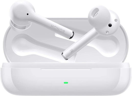 Honor Magic In-ear Bluetooth Handsfree Ακουστικά με Αντοχή στον Ιδρώτα και Θήκη Φόρτισης Λευκά
