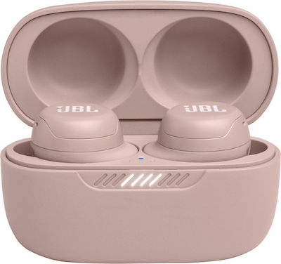 JBL Live Free NC+ In-ear Bluetooth Handsfree Căști cu Rezistență la Transpirație și Carcasă de Încărcare Roz