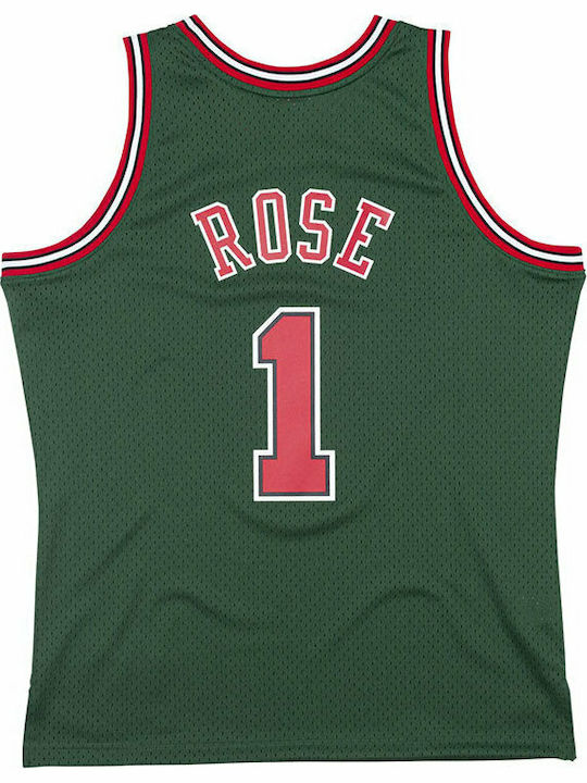 Mitchell & Ness Chicago Bulls 2008-09 Derrick Rose Swingman SMJYCP19241-CBUDKGN08DRS Jersey Aussehen Basketball