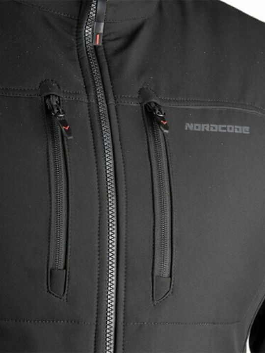Nordcode Pulse Мъжко Мотоциклетно яке Softshell Черен