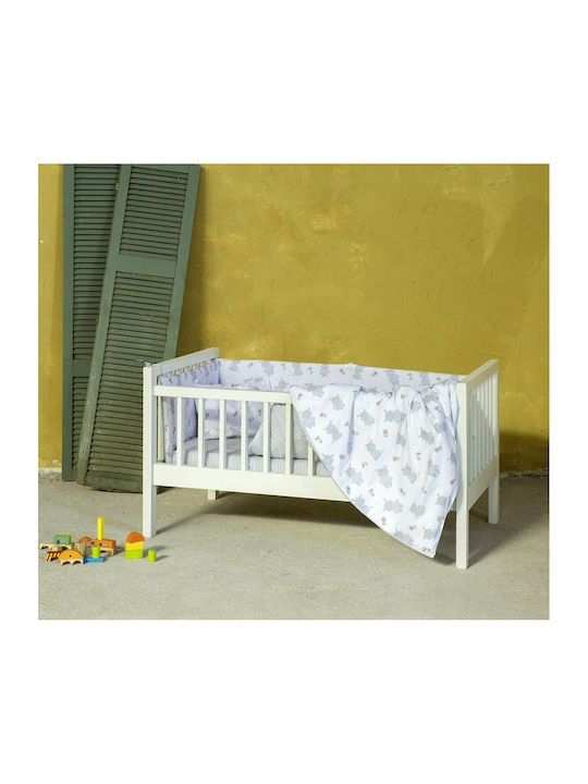 Nima Hippo Pătură pentru bebeluși Bumbac Multicolor 100x140cm