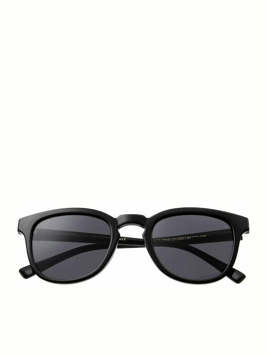 A.Kjaerbede Bate Unisex Sunglasses with Black Plastic Frame and Black Lens KL1910-1