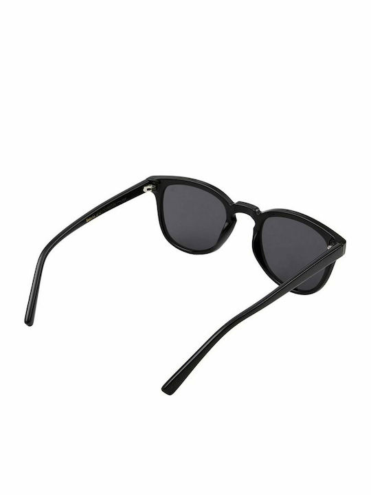 A.Kjaerbede Bate Unisex Sunglasses with Black Plastic Frame and Black Lens KL1910-1