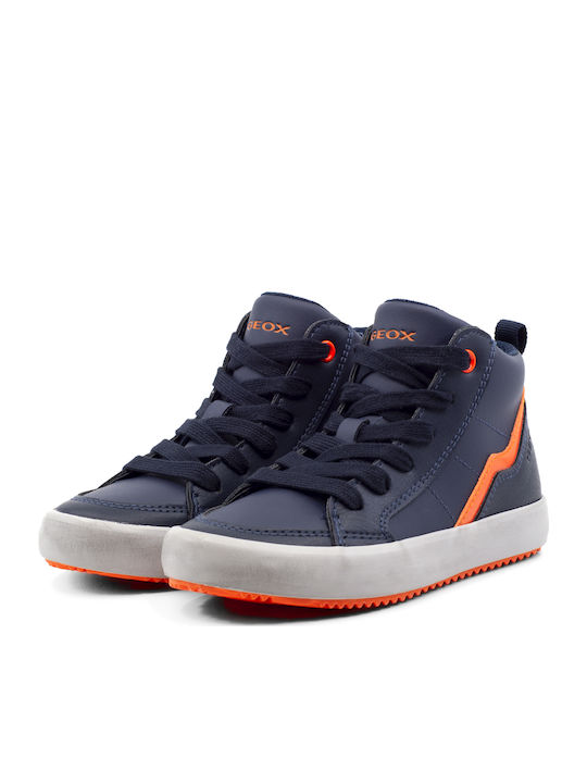 Geox Παιδικό Sneaker High Alonisso για Κορίτσι Navy Μπλε