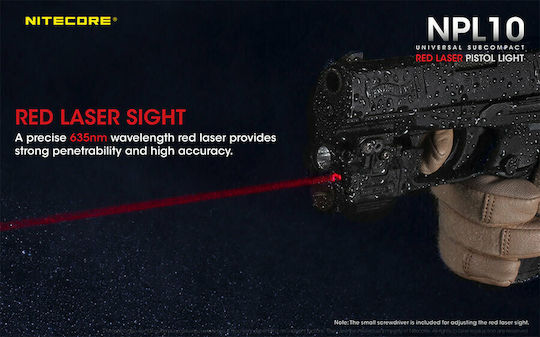 NiteCore Rechargeable Headlamp LED IP66 with Maximum Brightness 300lm Npl10 LED Flashlight Set with CR2 Battery Black