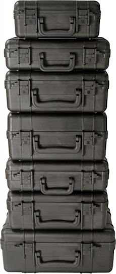 UK Kinetics UltraCase 613 Waterproof Suitcase Waterproof Case with Protective Foam Panel Black